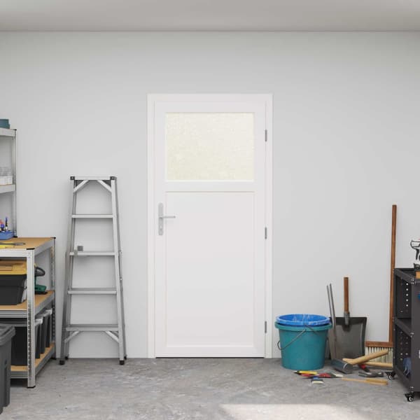 Sidentré Dörr Vit 98 x 198 cm PVC