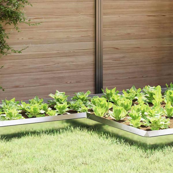 Snigelfence 4 pcs Silver 10 x 10 x 25 cm Rostfritt stål