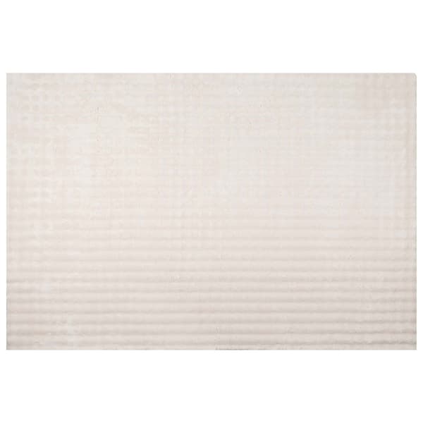 Områdesmattor Rektangulär SIROLO Beige 200 x 140 cm Polyester