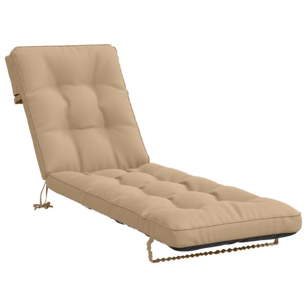 Solstol Kudde VIANEN 100% Polyester Sand 200 x 55 x 8 cm