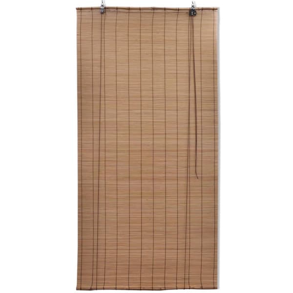 Rullgardin bambu 100x220 cm brun