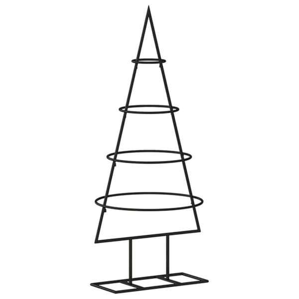 Julgran i metall svart 60 cm
