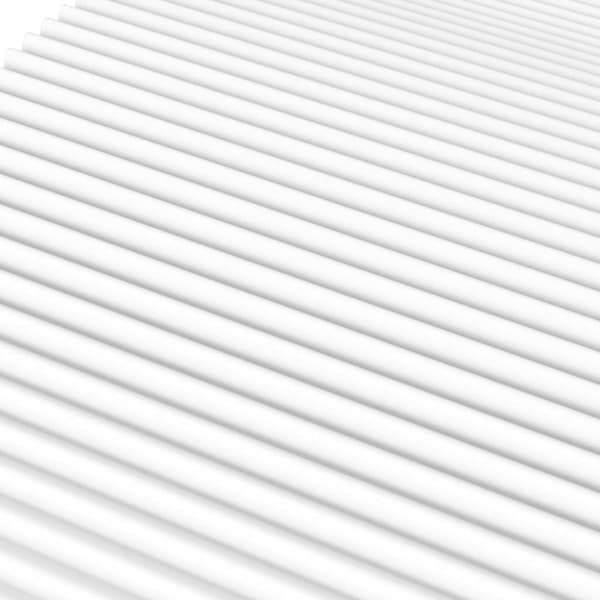 Skummadrass vit 100x210 cm hårdhet H2 H3