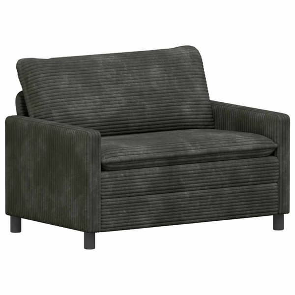 Soffa Antracit 126 x 81 x 87,5 cm Polyester