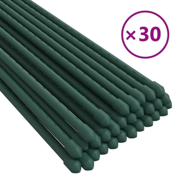 Växtstöd 30 st grön 115 cm stål