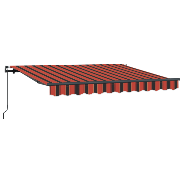 Utfällbar markis Orange 300 x 200 cm tyg
