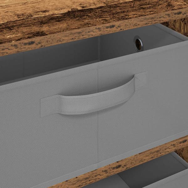 Sideboard med låda Gammalt trä 60 x 33,5 x 84 cm