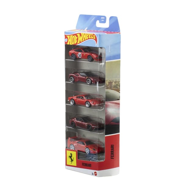 Hot Wheels Basics Ferrari 1:64 5-pack