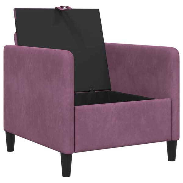Soffa med förvaring Lila 72 x 78 x 87 cm Polyester