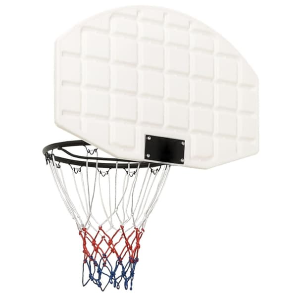 Basketplatta vit 71x45x2 cm polyeten