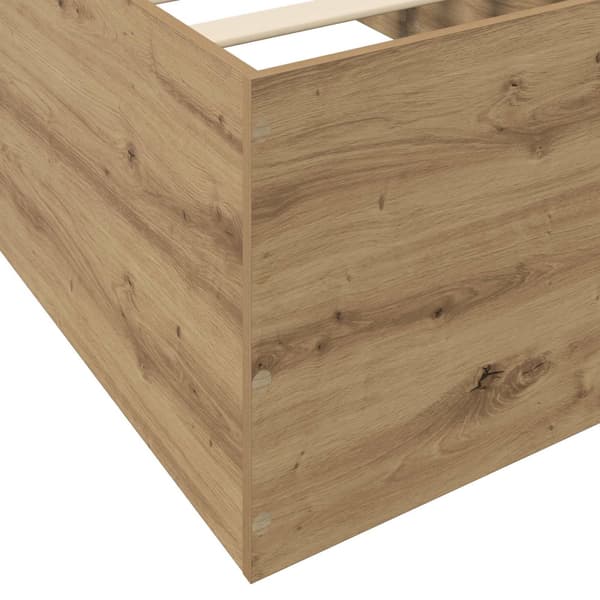Golvsängsram Artisan-ek 80 x 200 cm Konstruerat trä
