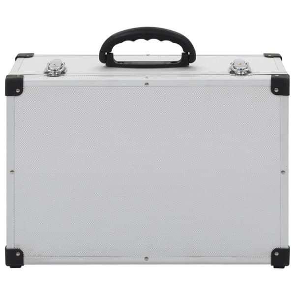 CD-väska för 60 cd-skivor aluminium ABS silver