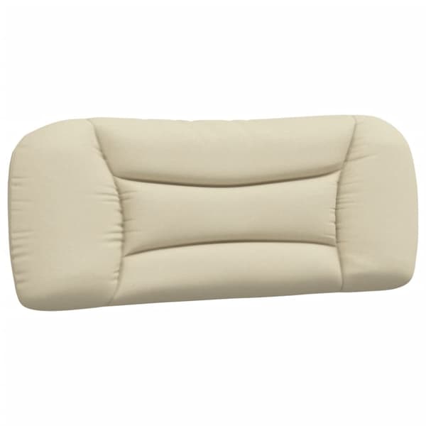 Headboard Cushion "Hvar" Cream 100 cm Fabric