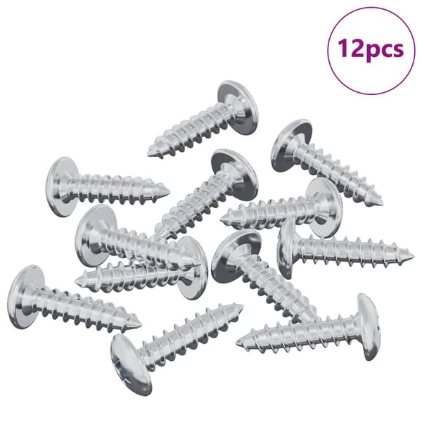 Skruv 12 pcs Silver M4 x 16 mm Stål