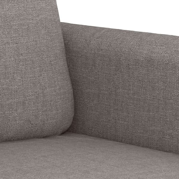 Fåtölj taupe 60 cm tyg