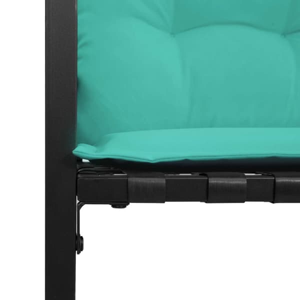 Utemöbelset med kudde 3 pcs Turkos
