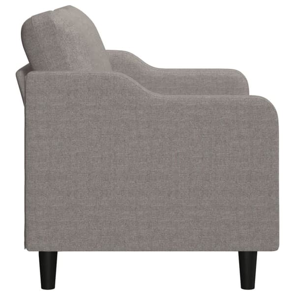 2-sitssoffa taupe 120 cm tyg