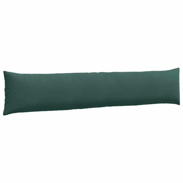 Sofakuddar 2 pcs Mörkgrön 200 x 40 cm Kordread tyg