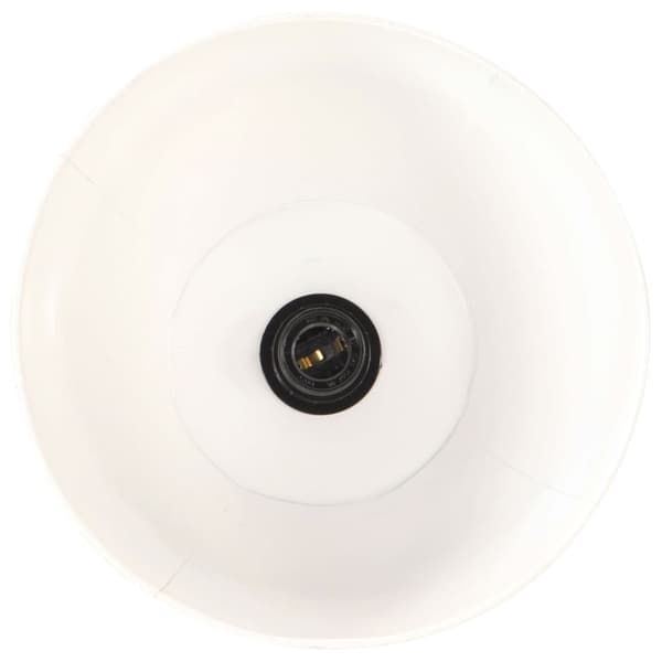 Golvlampa vit massivt mangoträ E27