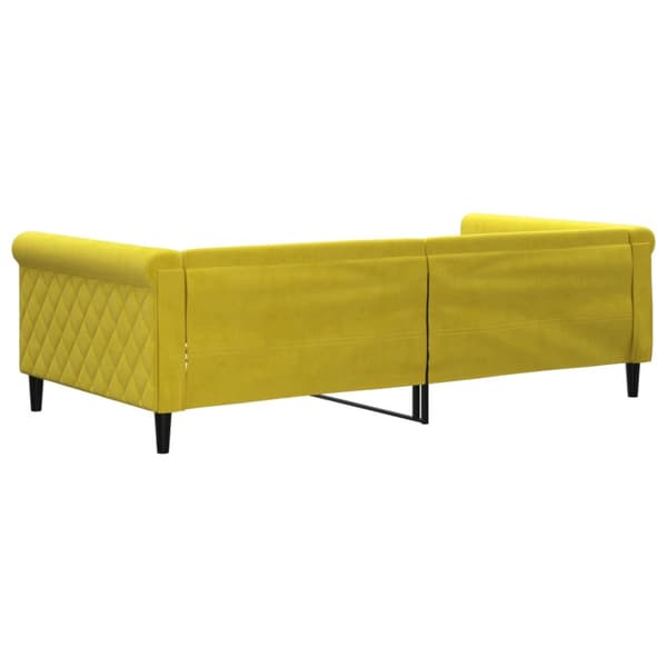Dagbädd gul 100x200 cm sammet