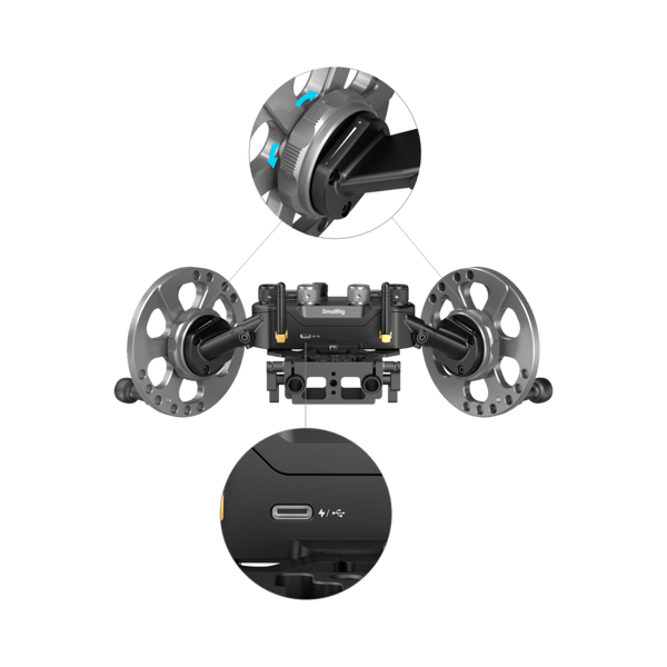 SmallRig 4525 Gimbal Control Wheels for DJI RS Series