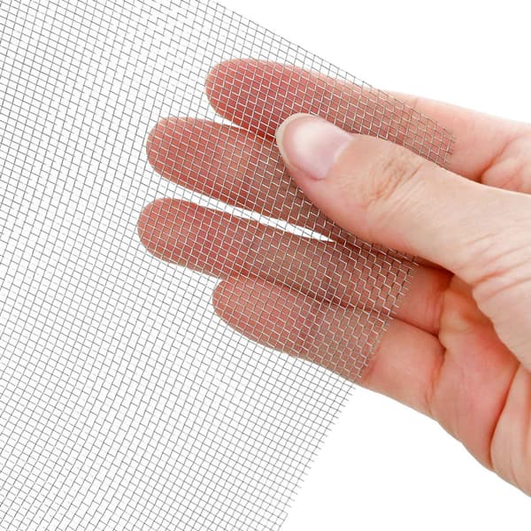 Nätduk 40 x 2000 cm 18 Mesh Rostfritt stål 201 Silver