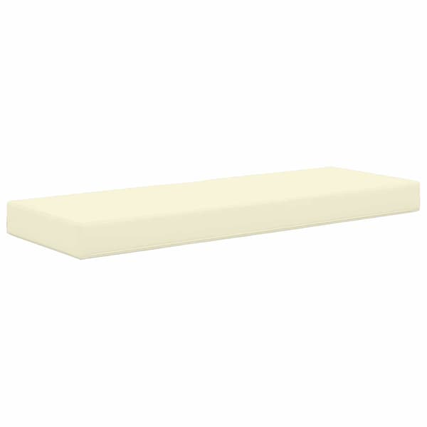 Utomhus sitskudde Kräm 115 x 40 x 8 cm 100% Polyester