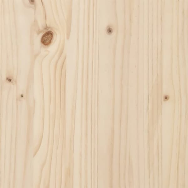 Sängram utan madrass extra lång 180x210 cm massivt trä