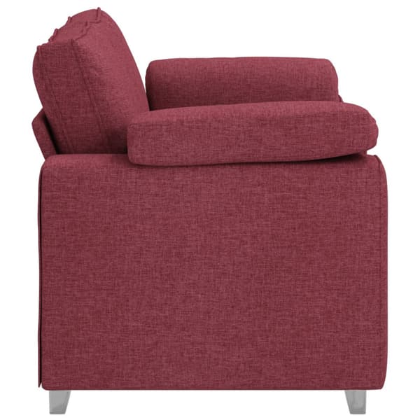 Tvåsitssoffa Vinröd 160 cm tyg
