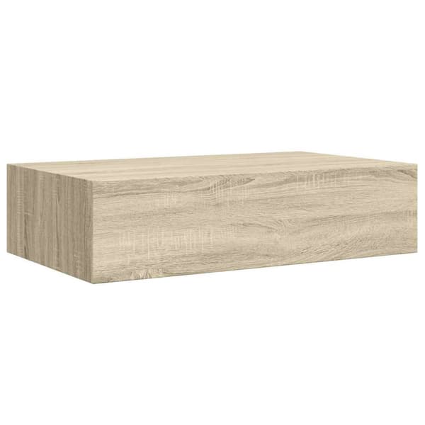 Väggmonterad låda ek 40x23,5x10 cm MDF