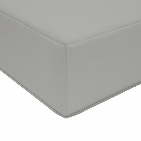 Utomhus Soffa Kudde 2 pcs Grå Polyester