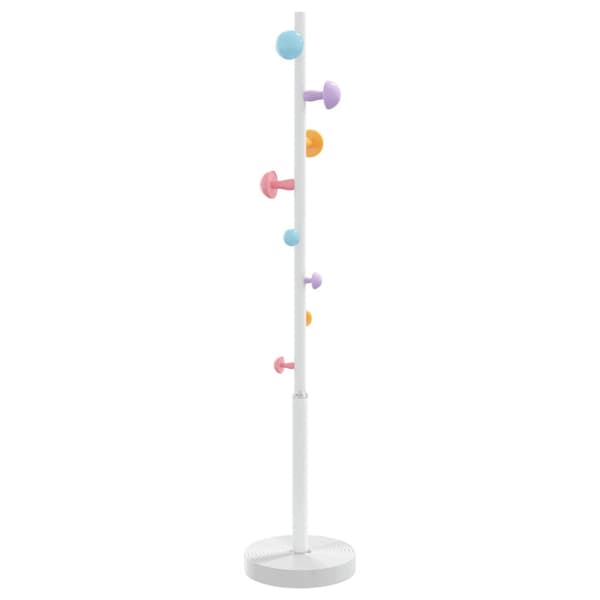 Klädställning vit 172 cm pulverlackerat järn