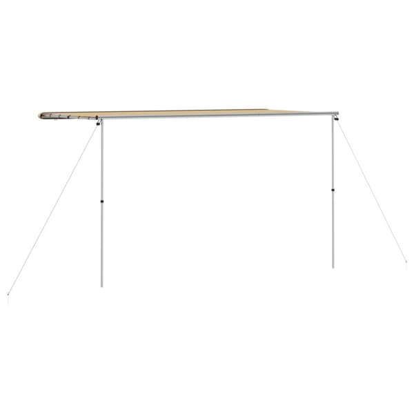 Husvagnsmarkis 4x2x2,15 m beige