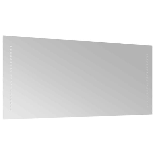 LED Badrumsspegel Transparent 90 x 40 cm härdat glas