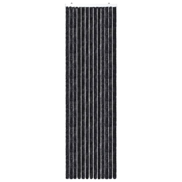 Insektsdraperi antracit 56x200 cm chenille