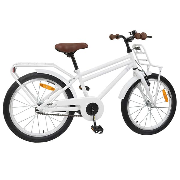 Barncykel 22 Tum för 7-12 år gamla Vit