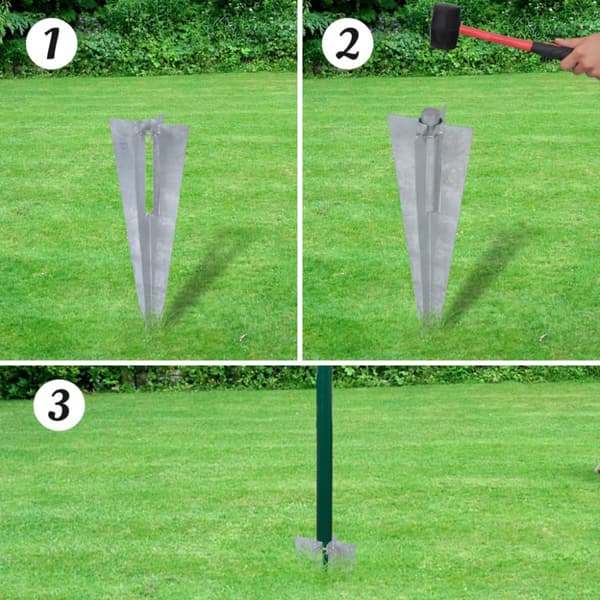Eurofence stål 10 x 1,5 m grön