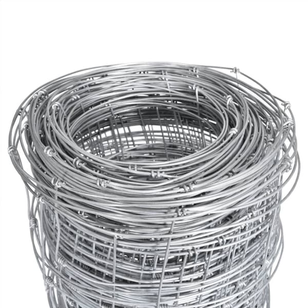 Fårstängsel galvaniserat stål 50x1,25 m silver