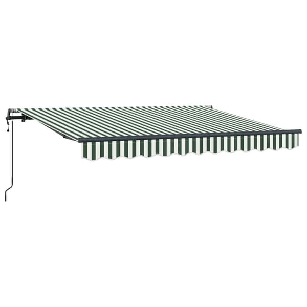 Utfällbar markis Grön 300 x 200 cm tyg