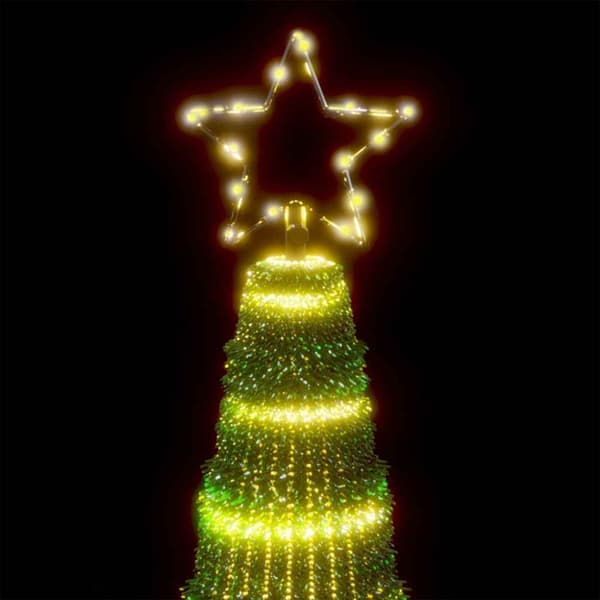 LED julgran 475 LEDs varmvit 247 cm