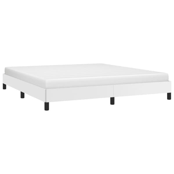 Sängram vit 160x200 cm konstläder