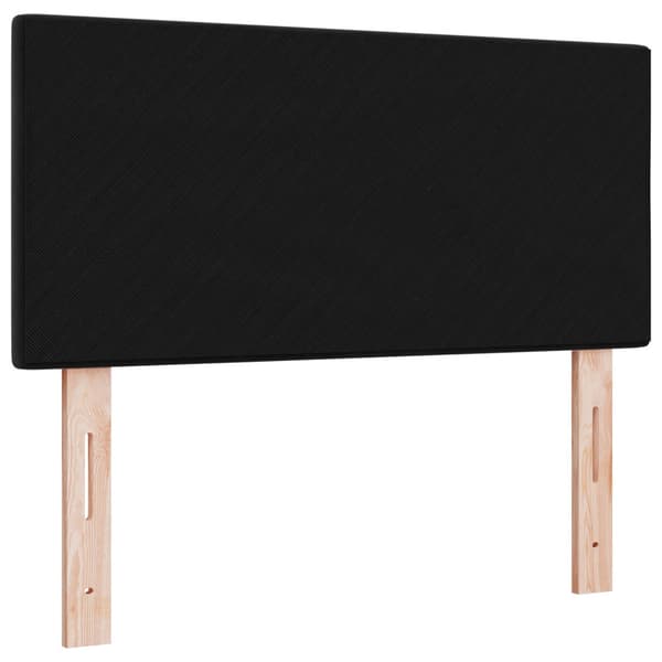 Huvudgavel Svart 80 cm Sammet