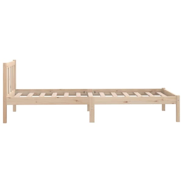 Sängram massivt trä 75x190 cm