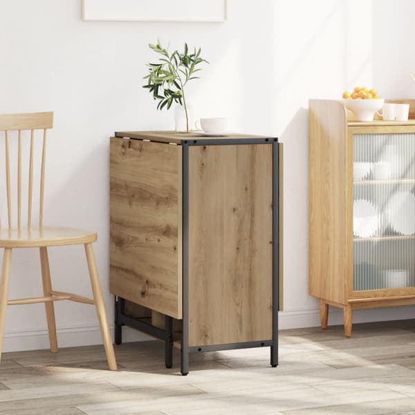 Matbord 144 x 60 x 75 cm Konstruerat trä Artisan-ek Rektangulär