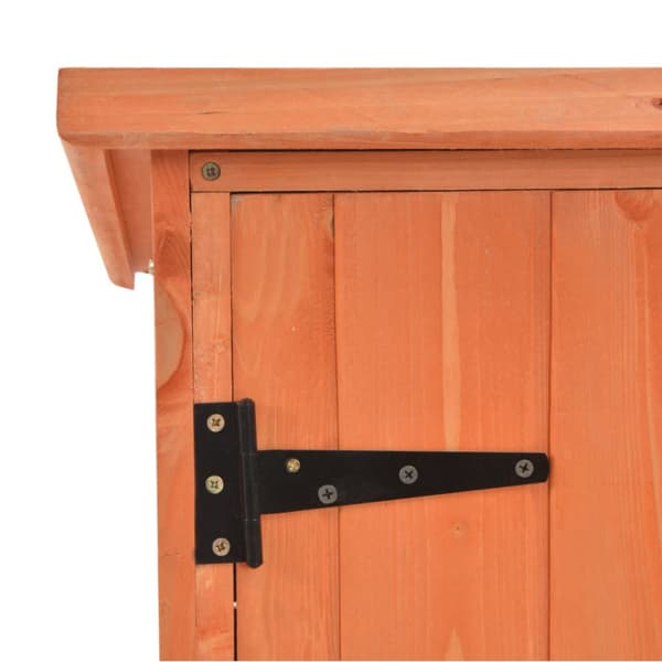 Förvaringsbod 128x42x91 cm trä