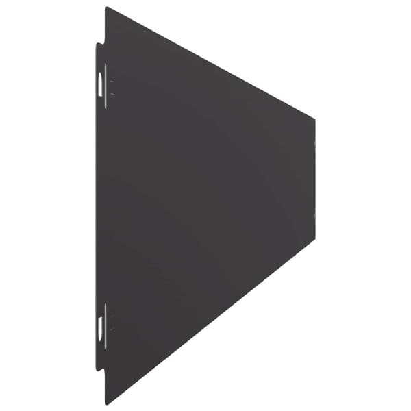 Kant för gräsmatta 30 pcs 15 x 103 cm Stål Svart