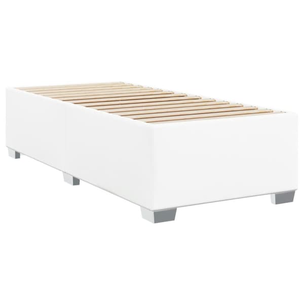 Sängram vit 90x190 cm konstläder