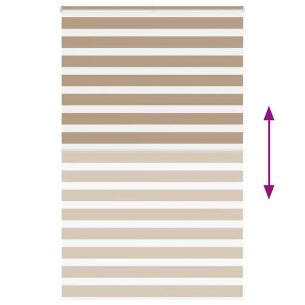 Rullgardin zebra 150x230 cm tyg bredd 145,9 cm polyester