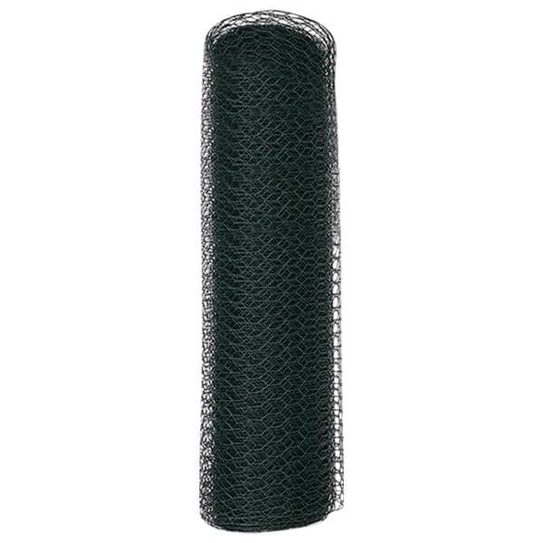 Hexagonstängsel Grön 0,4 x 10 m PVC