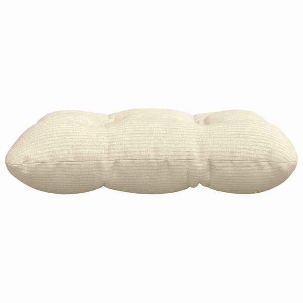 Sittkuddar 4 pcs Kräm 40 x 40 cm Kordread tyg